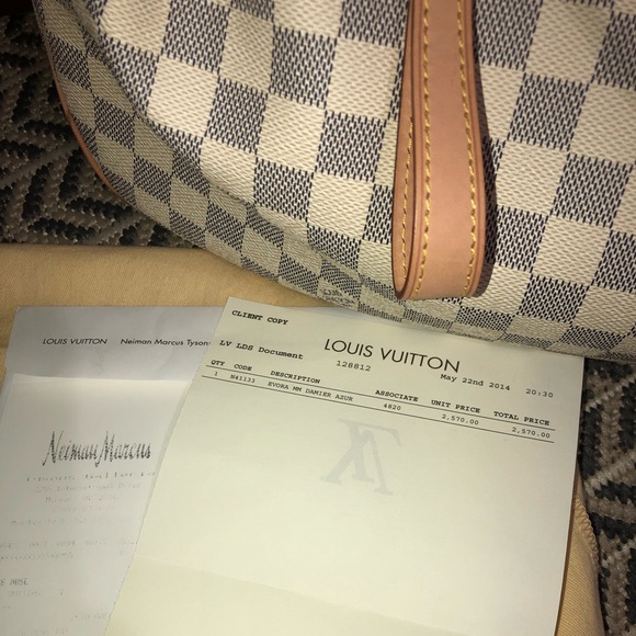 Louis Vuitton Evora MM in Damier Azur ( SOLD)! - Picture 2 of 8